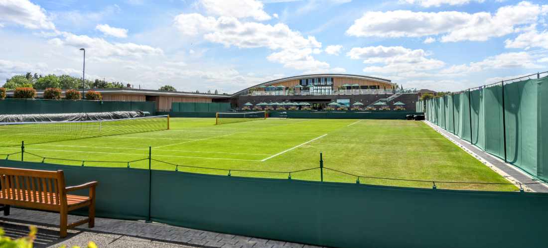 Outdoor grass courts