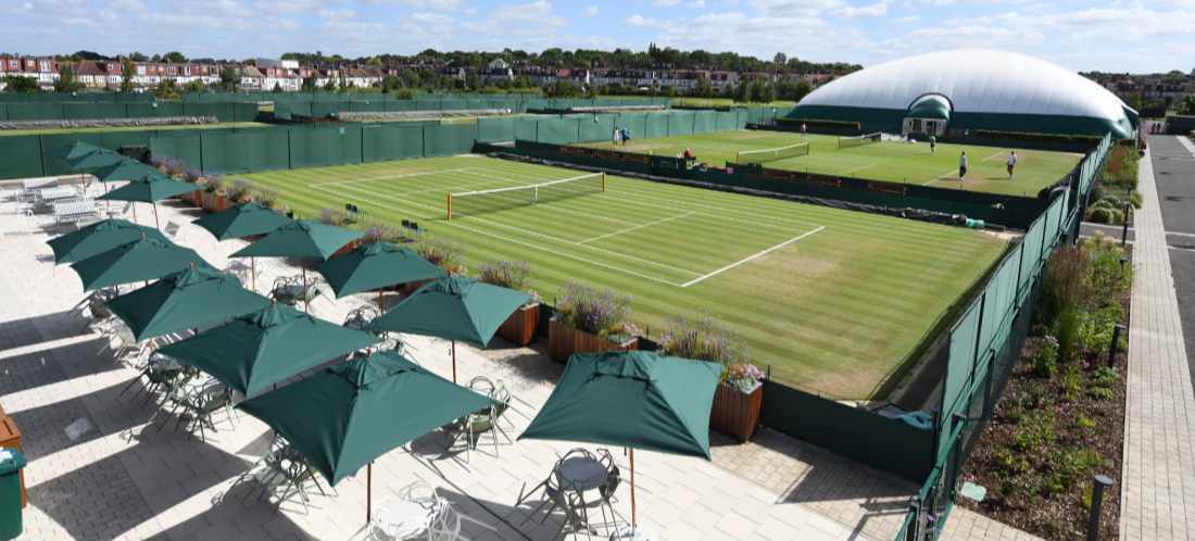 Outdoor tennis courts